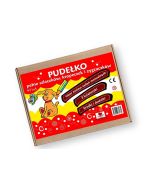 Pudełko pełne szlaczków kropeczek i zygzaczków