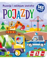Pojazdy. Poznaję i naklejam kształty od 3 lat
