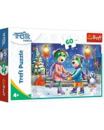 Puzzle 60 Zima u Treflików TREFL