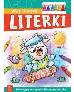 Piszę i koloruję. Literki. Edukacyjne malowanki