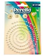 Perełki samoprzylepne białe 150szt