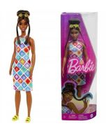 Barbie Fashionistas. Lalka w sukience HJT07