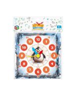 Zegar edukacyjny Pingwin