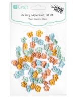 Papierowe kwiaty 60szt