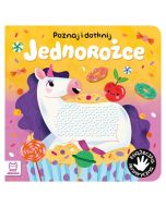 Poznaj i dotknij Jednorożce Książeczka sensoryczna