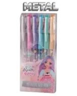 Długopis żelowy metaliczny 6 kolorów