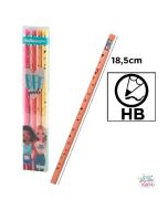 Ołówek z gumką Big Dream Girls 4szt.