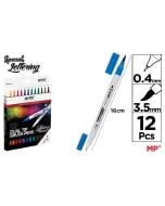 Dwustronny marker 12 kolorów