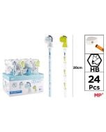 Ołówek HB Candy Color Dinozaury (24szt)