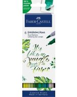 Pisak akwarelowy Goldfaber Aqua 6szt FABER CASTELL