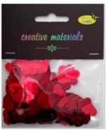 Cekiny serca czerwone 20g