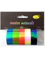 Taśmy papierowe opalizujące 15mm 5szt