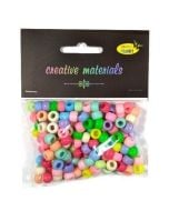 Koraliki pastelowe 6mm 35g ok.150szt