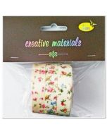 Taśmy materiałowe kwiaty 3szt