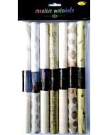 Papier transparentny z nadrukiem 25x30cm 7szt