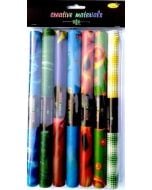 Papier transparentny z nadrukiem 25x35cm 7szt