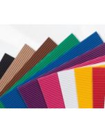 Tektura falista kolorowa 25x35cm 10 arkuszy