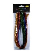 Druty chenille metallic 10szt
