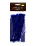 Piórka miękkie granatowe 15szt