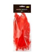 Piórka twarde czerwone 10szt