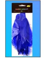 Piórka twarde granatowe 10szt