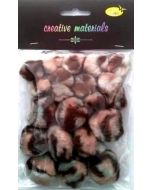 Pompony zwierzęce 25-40mm 21szt