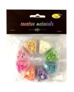 Cekiny 8 kolorów pastelowych 6mm 40g