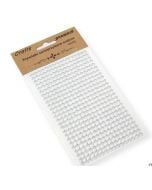 Kryształki samoprzylepne CR-02 srebrne 5mm