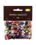 Cekiny metaliczne 6mm 20g