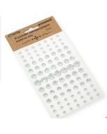 Kryształki samoprzylepne CR-01 srebrne mix