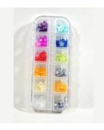 Półperełki gwiazdki 10mm 12 kolorów