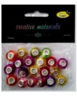 Koraliki akrylowe z rdzeniem 14x9mm