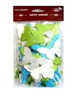 Motyle brokatowe 52szt