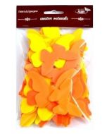 Motyle żółto-pomarańczowe 52szt