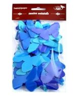 Motyle tonacja niebieska 52szt