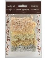 Zestaw cekiny kremowych 6mm 30g