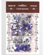 Zestaw kamyczków niebieskich 35g