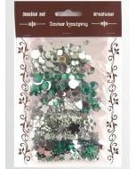 Zestaw kamyczków zielonych 35g