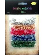 Półperełki kolorowe 4-10mm