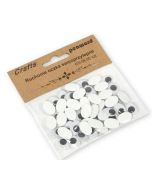 Ruchome oczka samoprzylepne 10x15mm 60szt