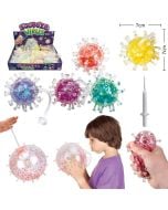 Piłka wirus z uchwytem nadmuchiwana MIX