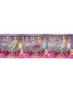 Lalka z rowerem i akcesoriami MIX