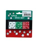 Zestaw 12 kości do gry