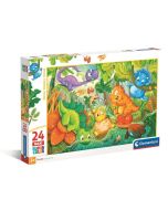 Puzzle 24 Maxi Super Kolor Dinos Happy Oasis