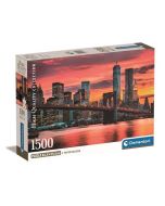 Puzzle 1500 Compact East River at dusk