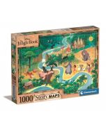 Puzzle 1000 Story Maps Księga Dżungli