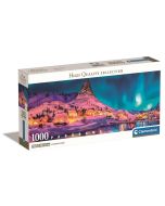 Puzzle 1000 Panorama Colorful Night Lofoten Island