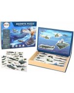 Zestaw puzzli magnetycznych z motywem militarnym