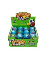 Piłeczka piankowa Globus 6cm (24szt)