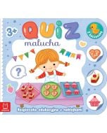 Quiz malucha. Książeczka edukacyjna z naklejkami..